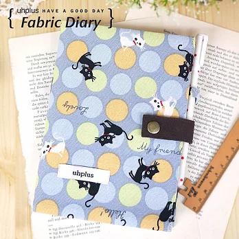 uhplus Fabric Diary 布手帳- 貓咪圓舞曲