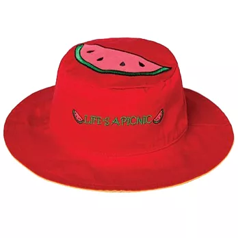 加拿大Flapjacks 兒童雙面可愛造型防曬遮陽帽-小雛菊/小西瓜2Y-4Y