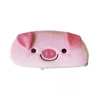 UNIQUE 動物樂園毛絨筆帶。粉紅豬