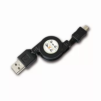 Dr.AV USB-128 Micro USB 2.0 伸縮充電傳輸線(Min:10.2cm Max:75cm)