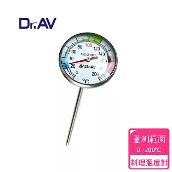 【Dr.AV】GE-219D 多功能筆型溫度計 (耐高溫0~200度)