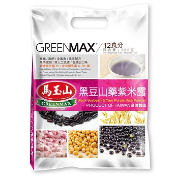 《馬玉山》黑豆山藥紫米露(12入)