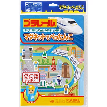 日本SS 新幹線貼紙書 磁鐵遊戲書-日本新幹線