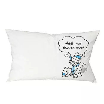 《FOUFOU》枕頭套- 睡衣派對藍