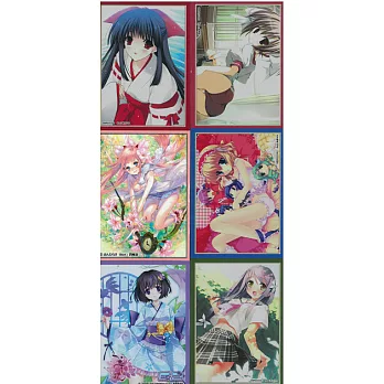 人氣繪師精選角色收集卡套組(2)（一組6張）