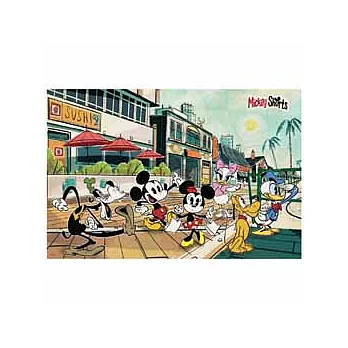 Mickey Mouse&Friends旅遊玩家拼圖1000片