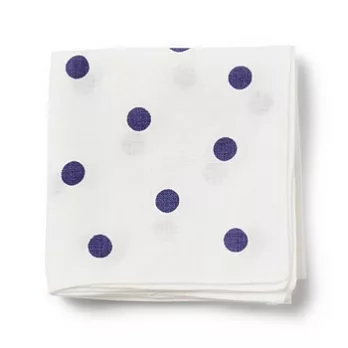 motta016紺色水玉帕巾