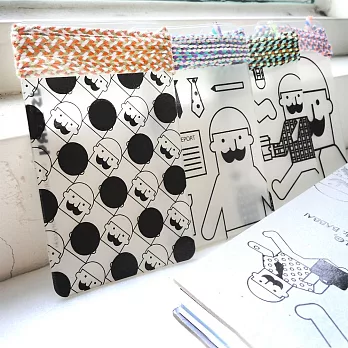 Mr.BABBA 透明證件票卡夾-分身