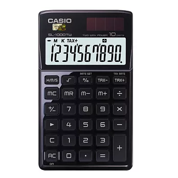 CASIO 卡西歐SL-1000TW-BK 攜帶型Stylish系列10位數計算機