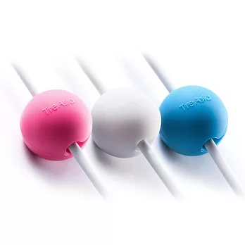 Magnetic Cable Dot 磁力收線球_桃紅/水藍/白