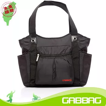 GABBAG 358g羽妍輕量化肩背包(GB14110-01W)-黑色