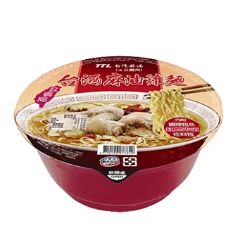 台酒TTL麻油雞麵200g(碗麵)(12碗/箱)