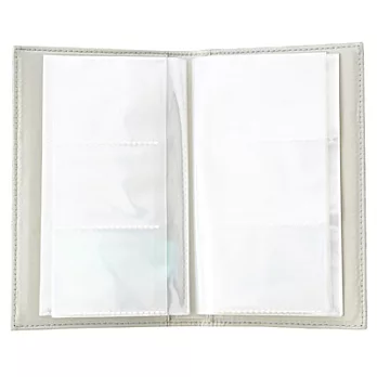 [MUJI 無印良品]棉天竺卡片夾/灰.3段.180張用