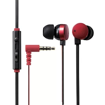 ELECOM 繽紛甜甜圈耳麥Ⅱ紅