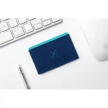 supr.Slim 極簡派彈性皮夾-藍