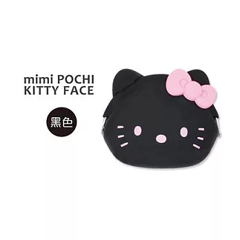 Hello Kitty x mimi POCHI-耳扣零錢包/黑