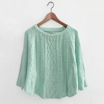 ROSE。馬卡龍色針織毛衣綠系