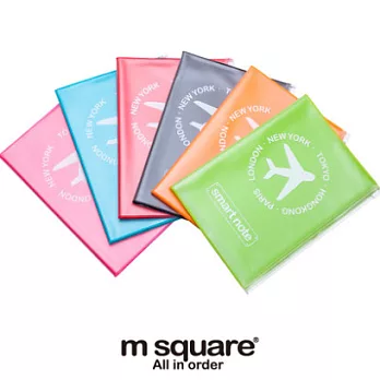 【M Square】新PVC收納筆記本小粉紅