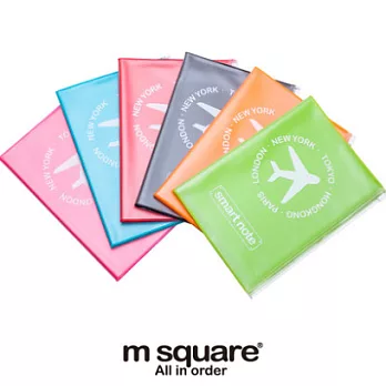 【M Square】新PVC收納筆記本小淺綠