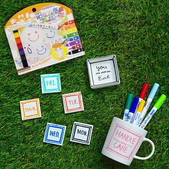 可巴魯86004陶瓷彩繪筆8色裝 鮮豔色