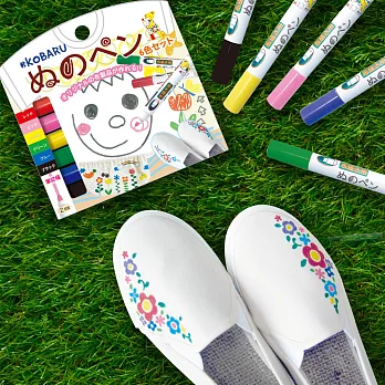 可巴魯86021布料彩繪筆6色裝