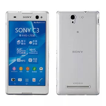 【BIEN】SONY Xperia C3 清新全透軟質保護殼