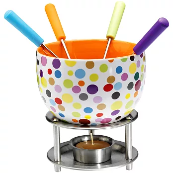 《MASTRAD》巧克力起司鍋組(彩點)