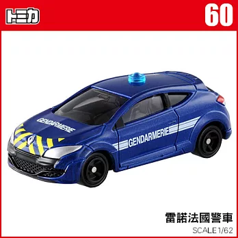 【TOMICA】多美小汽車NO.044 雷諾法國警車