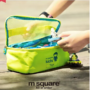 【M Square】kids 多功能手提包螢光綠