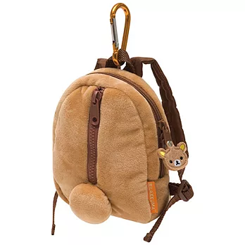 San-X 拉拉熊 funny parts 有趣部位系列背包造型收納包。懶熊尾巴