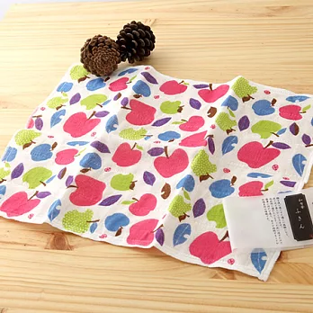 【taoru】甜蜜廚房｜蘋果 - 日本毛巾 30x40 cm（廚房巾、奈良蚊帳生地）