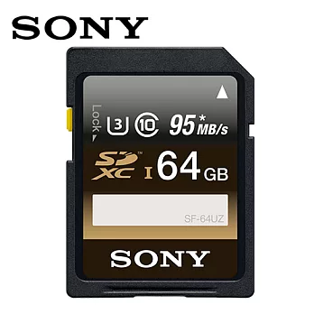 SONY SDXC UHS-I U3 95MB/s 64GB 記憶卡