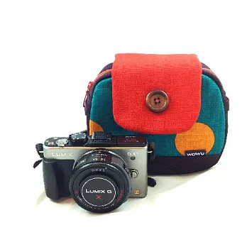 WaWu 相機堡包,小斜背包 (單眼, 類單眼, 微單眼相機包)茄子樂園