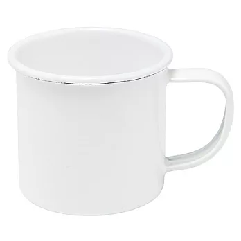 [MUJI 無印良品]琺瑯馬克杯/白