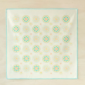 布包巾-煙火/粉藍色調