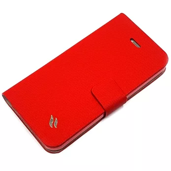 Redberry Apple iPhone 5 /5S 甜漾簡約 立架式本皮套豔陽紅