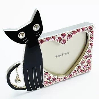 Noafamily,諾亞愛心貓水晶相框(日製)_PK