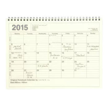MARK’S 2015Notebook Calendar記事月曆(S)(IV)