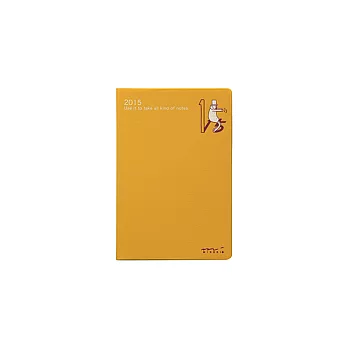 MIDORI POCKET DIARY 2015手帳迷你(月間)-歐吉桑