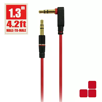 超質感3.5mm音頻線-紅
