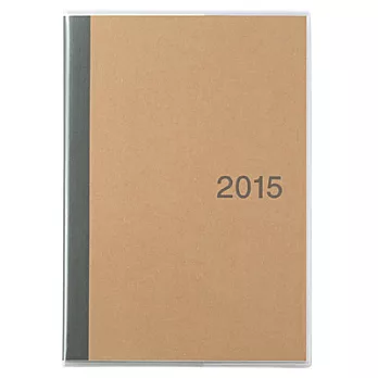 [MUJI 無印良品]上質紙月記事本/A5.2015