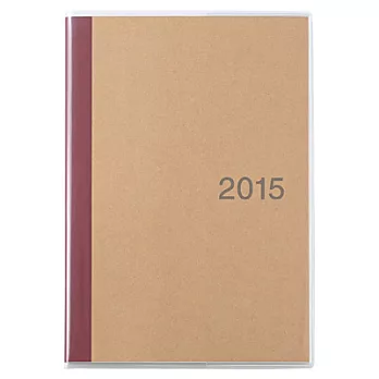 [MUJI 無印良品]上質紙星期日起始月記事本/A5.2015