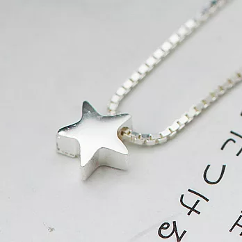 ECO安珂．簡單小星星 925純銀項鍊