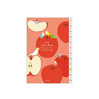 MIDORI POCKET DIARY 2015手帳(月雙週)A6-小鳥