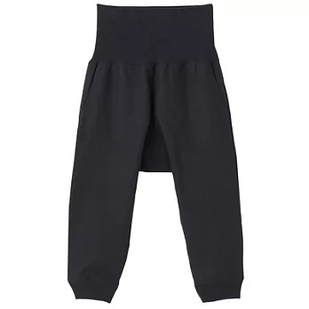 [MUJI 無印良品]幼兒有機棉混針織拼接腹圍長褲100深藍