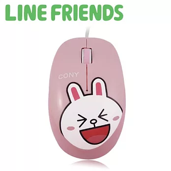 LINE FRIENDS 經典造型光學滑鼠-兔兔(LN-L02)