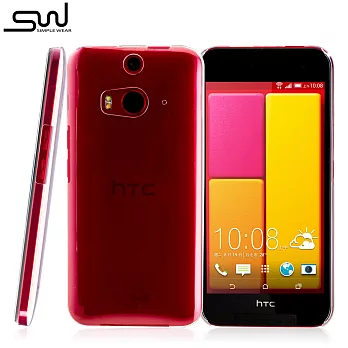 SIMPLE WEAR HTC Butterfly 2 專用保護殼 - UV透明透明