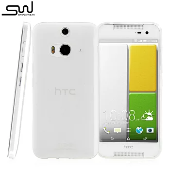 SIMPLE WEAR HTC Butterfly 2 專用 TPU 保護套 - 透明