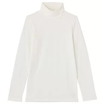 [MUJI 無印良品]女棉混溫調高領長袖衫XL柔白