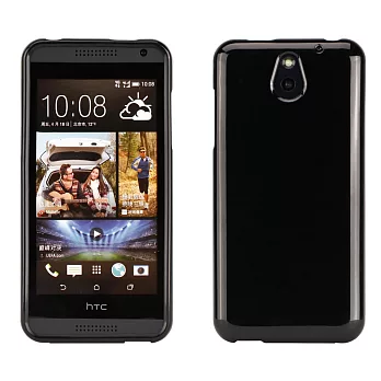 【BIEN】HTC Desire 610 亮麗全彩軟質保護殼 (黑)